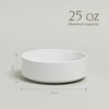 over&back Stackable Cereal Bowl Set - Stoneware Dishes - Comes