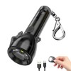 Siuyiu Keychain Flashlight, EDC Flashlight, 80 Lumens Rechargeable Mini Flashlight