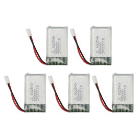 5PCS 802540 800mAh RC Drone Battery Portable RC UAV Backup Battery Accessories for SYMA X5C X5C 1 X5 X5SC X5SW M68 K60