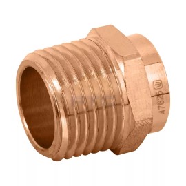 Foset CC-611B 1/2" external thread copper connector