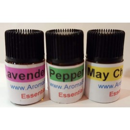 Aromabug Regular Size (Owl II) 30mm Car Aromatherapy Essential Oil Diffuse Stainless Steel Locket Air Freshener with Vent Clip 7 Pads 1 Oil..