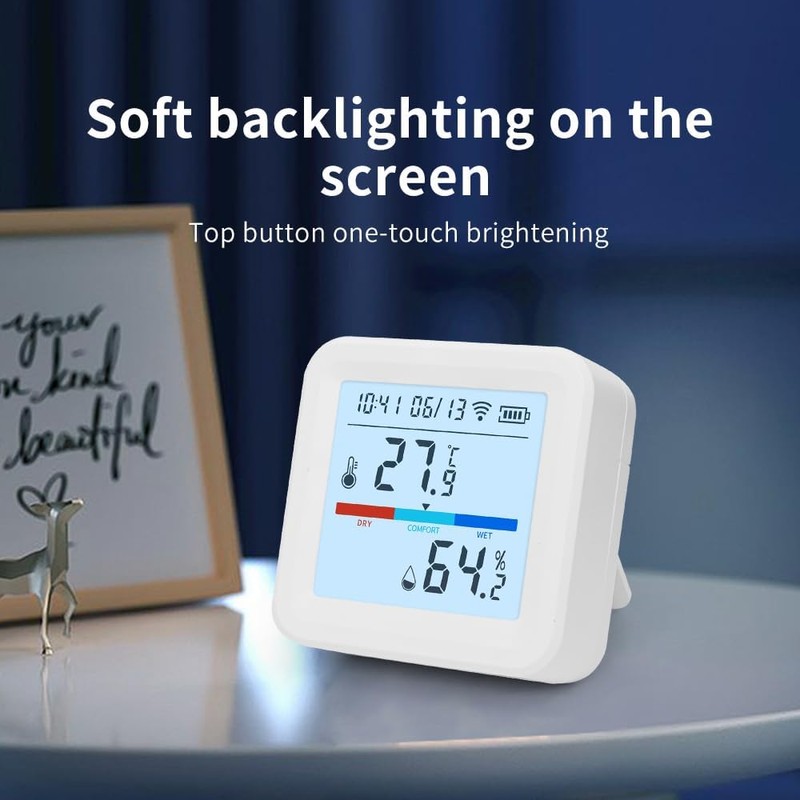 Smart WiFi Thermometer and Hygrometer – Temperature & Humidity Sensor