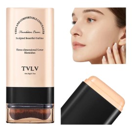 Base De Maquillaje Conceal Skin + Pincel Natural 3 Colores