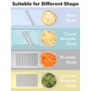 Geedel Professional Mandoline Slicer for Kitchen, Multi Purpose Vegetable Slicer
