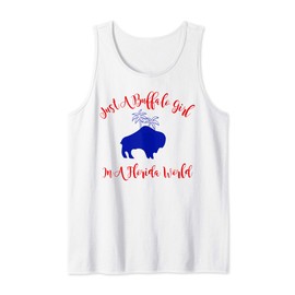 Just a Buffalo Girl In a Florida World Tank Top