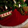 com-four® Premium Christmas Tree Skirt to Protect Against Pine Needles