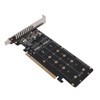 PCIE X16 to M.2 M KEY Expansion Card NVMEx4 SSD