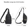 Haytijoe Crossbody Fanny Packs for Women Real Leather Sling Bag
