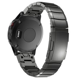 synsing 26mm Titanium Metal Quick Release WatchBand Compatible for Fenix 8 51mm/Enduro 3 51mm/Fenix 6X Pro/7X Pro/5X Plus,22mm Band for Garmin Fenix 8 47mm/E 47mm/Fenix 6 Pro/7/5 Plus/Forerunner 965