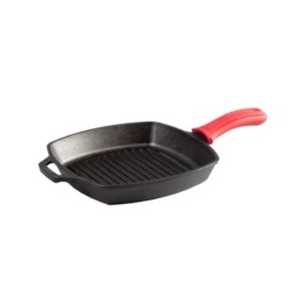 Lodge 10.5" Grill Pan: Cast Iron, Oven & Induction Safe