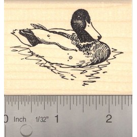 Mallard Duck Rubber Stamp