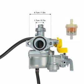 YJGZSVK Carburetor For Honda Fourtrax Sportrax 90 TRX90 TRX90EX TRX90X 2x4 1993-2006 ATV Replaces 16100-HP2-673 16100-HF7-010
