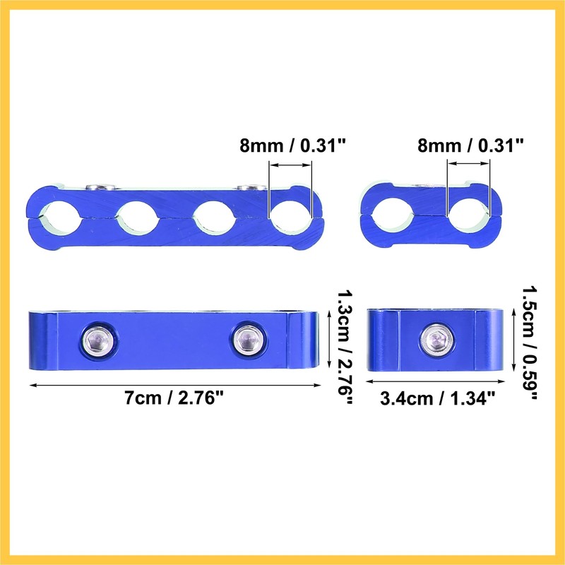 REPAIROCK 2 Set 8mm Car Engine Spark Plug Wire Separator