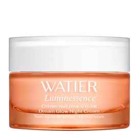 Watier Luminessence Dream Glow Night Cream, with Canadian Ginseng & Peptides, Glow-Revealing & Regenerating Skincare, Creamy Formula, Vegan, Oil-Free, Paraben-Free, 50 mL