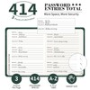 Password Book with Alphabetical Tabs, 4.5"x5.9"Small Pocket Password Keeper Book,
