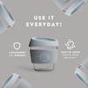 Neon Kactus Reusable Glass Coffee Cups 8 oz (Grey)
