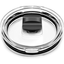 30 oz Tumbler Lid, Replacement Lids Compatible for YETI 30 oz Tumbler, 14 oz Mug and 35 oz Straw Mug, Travel Spill Proof Cup Lids Covers with Magnetic Slider Switch, BPA Free (2 Pack)