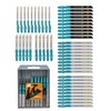 EXFEIN 50-piece Jigsaw Blades for Metal and Softwood Plywood, Professional