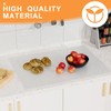 Cabinet Shelf Liner for 24-inch Wide: Clear Waterproof Under Sink