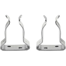 Vinland Marine 304 Stainless Steel Boat Stowage Clip for Ø3/8” ~ Ø1/2" Boat oars, Boat Hook Holder, Spring clamp Oar Holder for Paddle Boat, Boat Oar Holders Boat, Oar Hangers Wall, Marine Clip