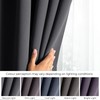 AmeliaHome Blackout Curtain 140 x 245 cm Anthracite Pack of