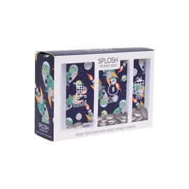 Splosh Kids Dino Spend Save and Give Money Box, 20.5 x 6 x 14 cm Size