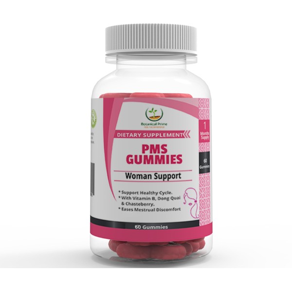 BOTANICAL PRIME PMS Gummies for Women, 30 Servings (Pack of
