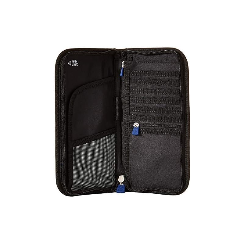 Samsonite Zipped Travel Wallet RFID, Black