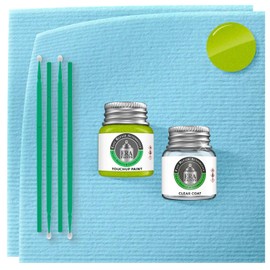 ERA Paints PFM/KFM - Gecko for JEEP Exact Match Automotive Touch Up Paint Jar - Essential Kit