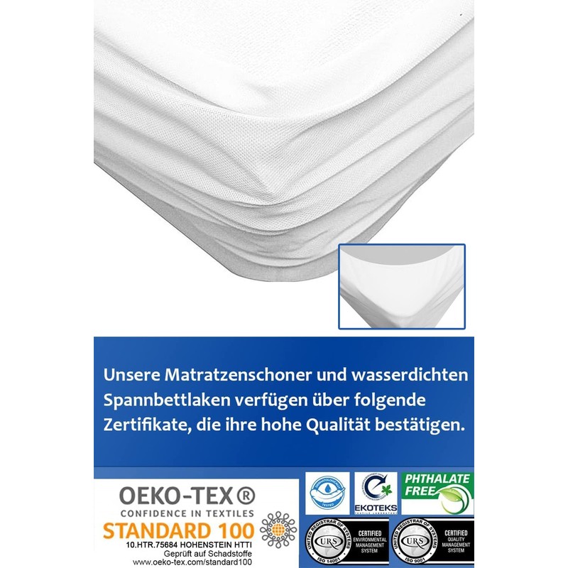 TEXTILHAUSE - Mattress protector 140 x 200 cm waterproof |