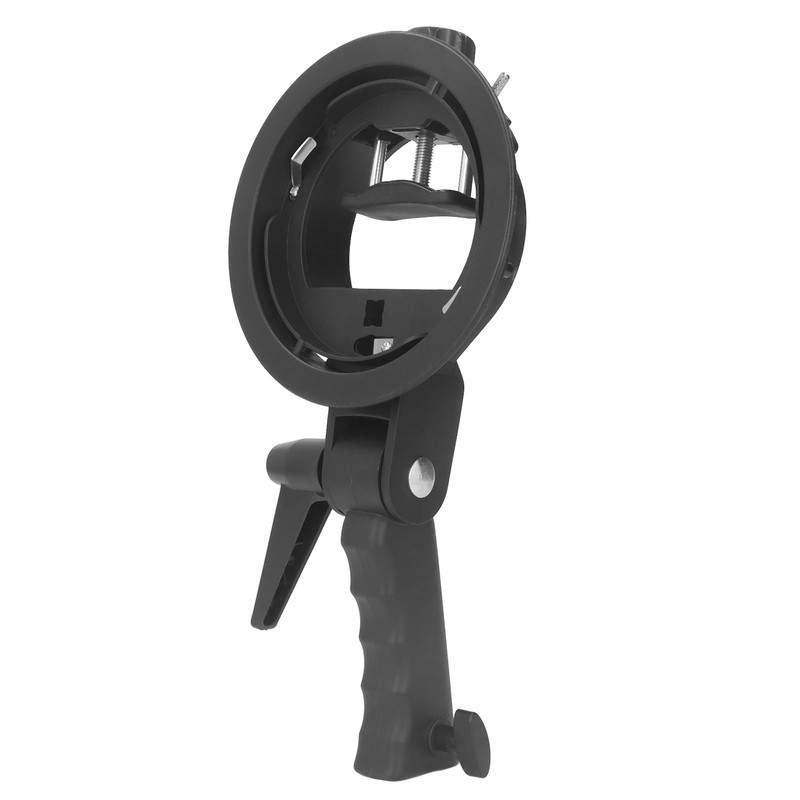 Handheld Grip S Type Bracket Holder for Speedlite Flash Snoot