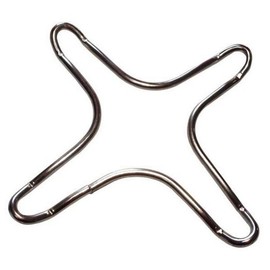 Paxanpax PCK328 Gas Hob Pan Stand Small Stainless Steel Reducer Moka Coffee & Saucepan Support Trivet - 130mm