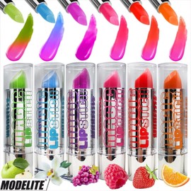 Magischer Lippenstift, reagiert auf den pH-Wert, verschiedene Farben und individuell nach Ihren Lippen, verschiedene Varianten (Rot, 1)