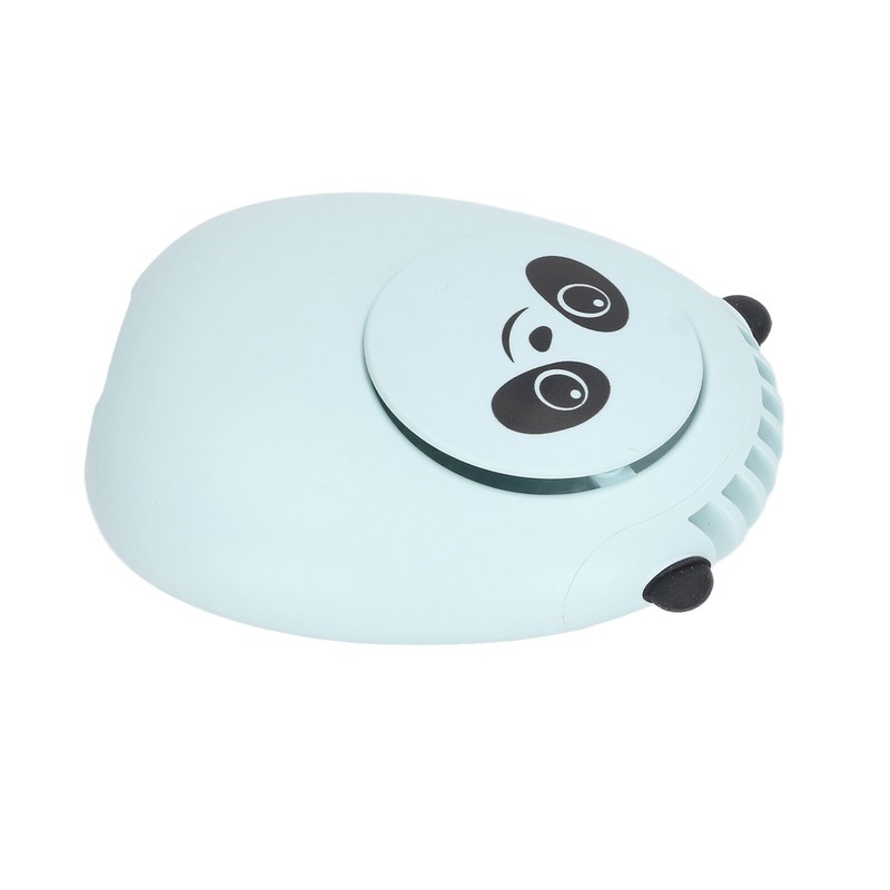 Portable Neck Fan Cute Bear 3 Speeds USB Rechargeable Quiet