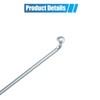 X AUTOHAUX 12pcs 14G J Bend Bicycle Galvanized Spokes 260mm
