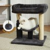 Hoopet 20-Inch Cat Tree Tower, Small Cat Scratching Post for
