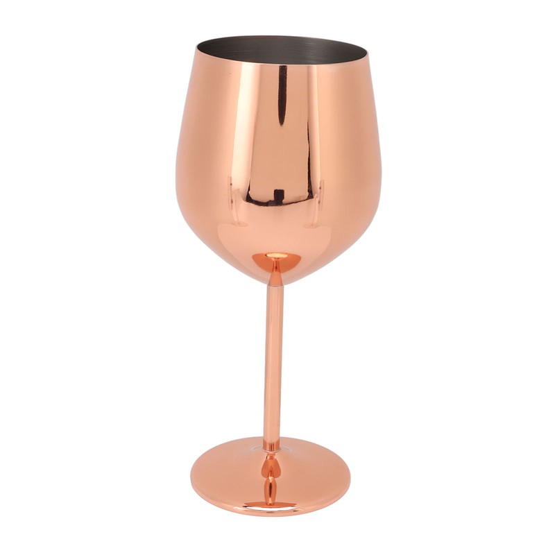 Wine Goblet Stainless Steel Beautiful Elegant Metal Champagne Goblet for