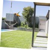 Kisangel Convenient Bird Feeder Outdoor Bird Dispenser Swing Shape Rust-Resistant