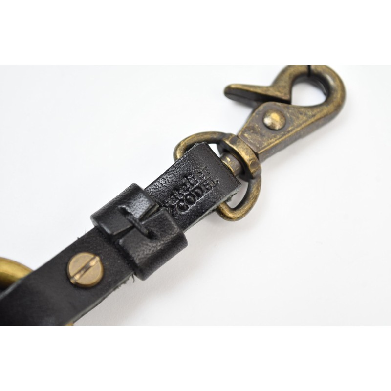 atelierCODEL AirTag Case, Keychain, Air Tag Case, Tochigi Leather, Black