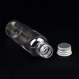 Clear Plastic Twist-Cap Bottle Empty Bottle 125ml 12ea