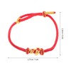 SAFIGLE Adjustable Red Cord Bracelet: Chinese New Year Snake Bracelet