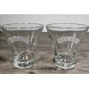 Baileys TWO Baileys Flared Drink Glasses Irish Cream Lowball Cocktail