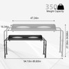 BYMECOST Laptop Desk for Bed, Adjustable Height & Length Laptop