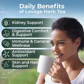 4 oz. Dried Lovage Herb Lovage Leaves Herbal Tea (Levisticum Officinale) - 113g Herb Tea Levísticum