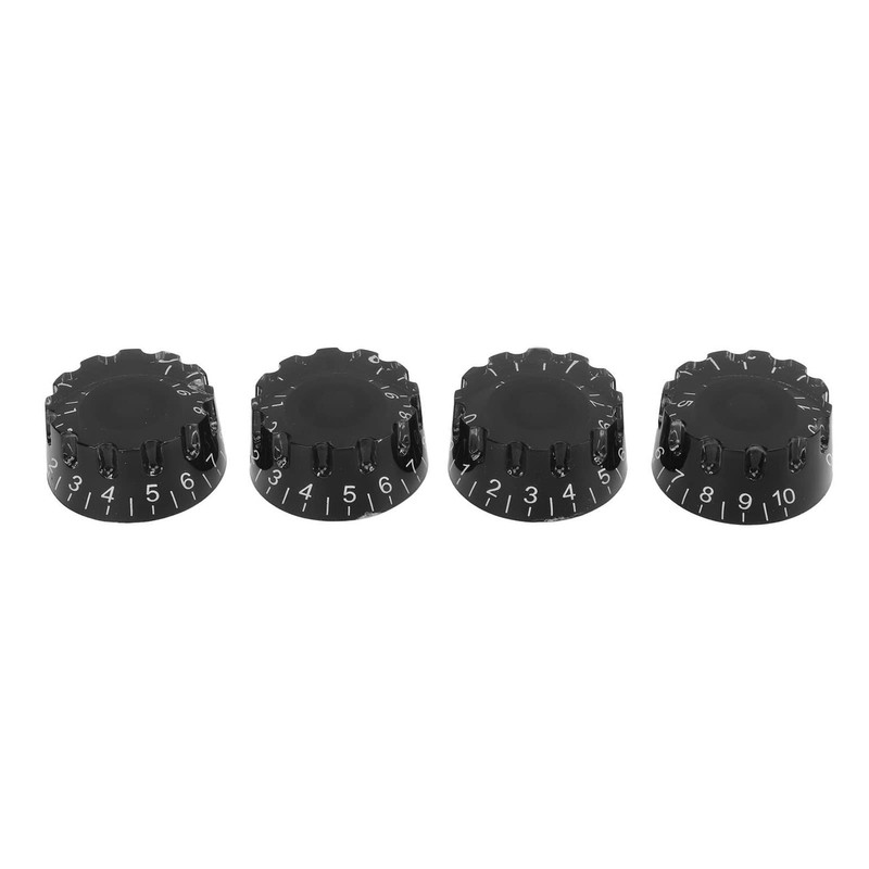 4 Pieces Guitar Knob, Plastic Guitar Quick Dial Knobs, 24