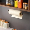 ZUNTO Paper Towel Holder Under Cabinet - Self Adhesive &