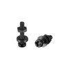 TOP-VIGOR 20Pcs M2x10mm Nylon Screw Nut Washer Assortment Kit, Round