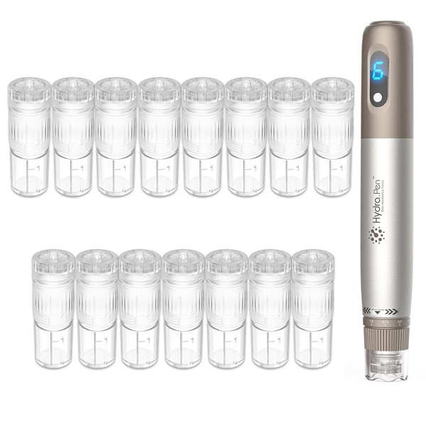 15Pcs 12PIN Microneedling Pen Replacement Cartridges Needles for Hydra Pen