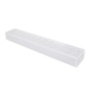 Acrylic Flower Vase Clear Rectangular Centerpiece Box Home Decoration for