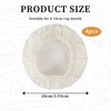 4 Pack Sourdough Starter Jar Covers Cloth, Reusable Linen Covers
